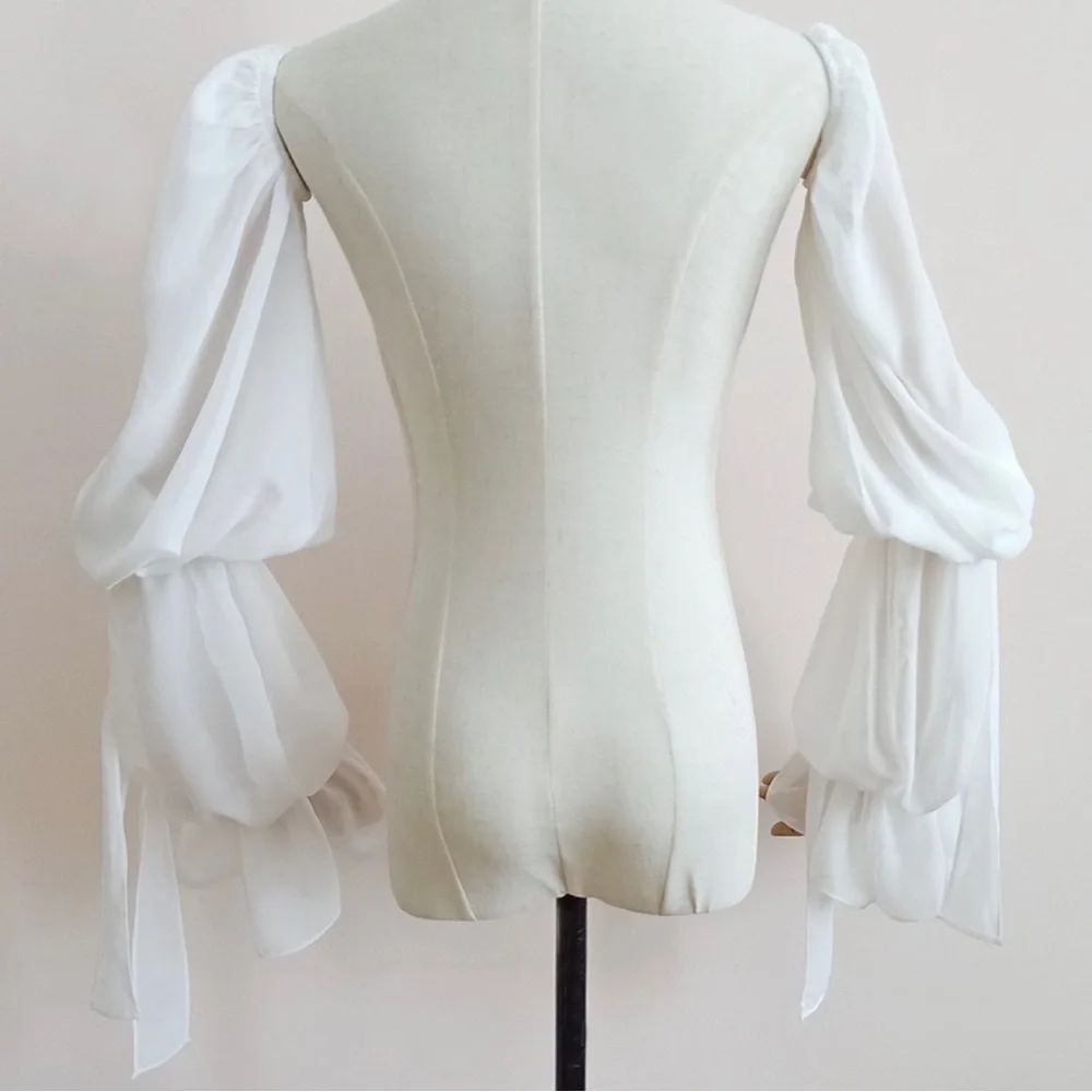 Ivory Detachable Sleeves - Picture 3 of 5